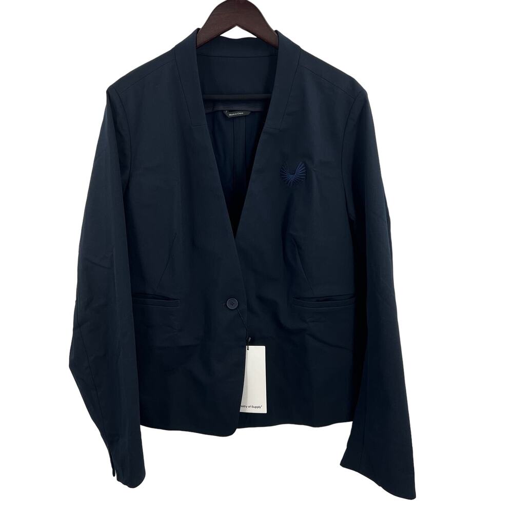 Ministry of Supply Navy One Button Jacket Size 14 New